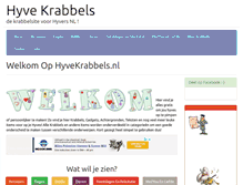 Tablet Screenshot of hyvekrabbels.nl